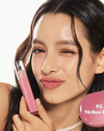 ETUDE Glow Fixing Tint #2 Mellow Pink | Non-sticky Glossy Shine Lip stain | Fills up with comfortable moisture | Tinting for dry lips