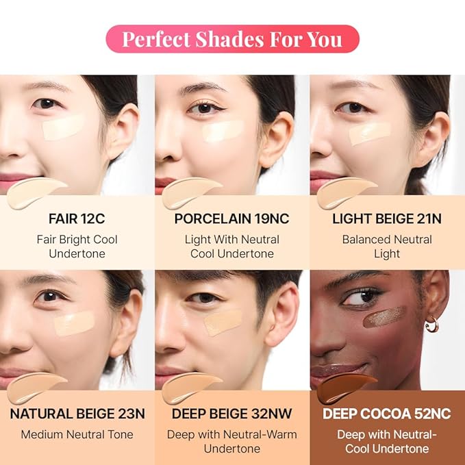 Hanskin Code on Double D Cream Foundation, Full Coverage Korean Liquid Skin Tint Foundation, Semi-Matte Finish, Lightweight Pore-Perfecting Base, 1.18 Fl Oz (23N NATURAL BEIGE)