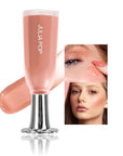 AKARY Soft Liquid Blush Makeup Lightweight, Velvet Beauty 01 Peach