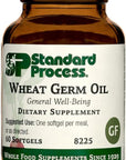 Standard Process Wheat Germ Oil - Whole Food Exercise, Antioxidant and Immune Support with Wheat Germ Oil - 60 Softgels