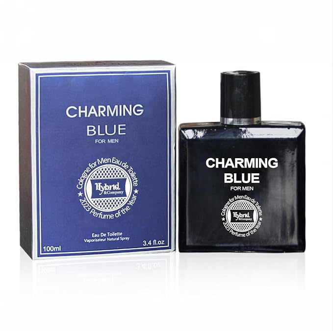 Hybrid & Company Charming Blue for men Men’s Classic Scent Perfume Eau De Toilette Spray 100 ML