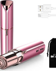 gurelax Facial Hair Removal for Women, Facial Hair Remover, Electric Face Shaver, Painless Hair Removal Device for Lip, Chin with a Velvet Bag