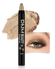 evpct Light Khaki Shimmer Cream Eye Shadow Brightener Sticks Set for Eyes, Khaki Shimmery Matte Pencil Eye shadow Applicator Stick Pen Palette Makeup Waterproof sombras en crema para ojos 04#