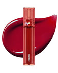 TONYMOLY Perfect Lips Shocking Lip Tint – Long Lasting Semi-Permanent Lip Stain with Moisturizing Formula, N06 Red Shocking, 0.37 fl oz