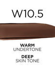 L'Oreal Paris True Match Super-Blendable Foundation, Medium Coverage Liquid Foundation Makeup, W10.5, Deep, 1 Fl Oz