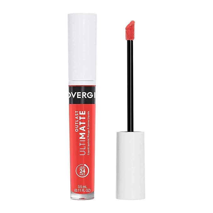 COVERGIRL Outlast Ultimatte One Step Liquid Lip Color, Bella Bellini, Bella Bellini, 0.12 Fl Ounce