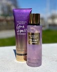 Victoria's Secret Fragrance Body Lotion & Body Mist Set (Love Spell Shimmer)