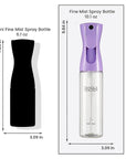 TANGLE TEEZER Fine Mist Continuous Spray Bottle, Reusable and Refillable, for Hair Detangling and Styling, 10.1 oz, Lilac
