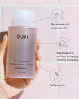OUAI Body Cleanser, Melrose Place - Foaming Body Wash with Jojoba Oil and Rosehip Oil to Hydrate, Nurture, Balance and Soften Skin - Paraben, Phthalate and Sulfate Free Skin Care Products (10 Fl Oz)