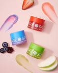 Sleeping Lip Mask Green Apple - Repair for Dry Cracked Lips, Infused with Vitamin C and Shea Butter, Lip Mask Nourish and Revitalize Overnight, Wake to Softer, Smoother, Glow Lip - 0.42 Fl Oz