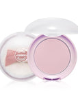 ETUDE Lovely Cookie Blusher - Lavender Lemon Macaron 4g | Glowing & Natural Powder Blush with Long-Lasting Sebum Control | Easy Application | Korean Makeup, Kbeauty, Perfect for Gift