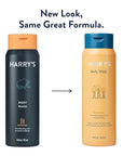 Harry's Body Wash for Men, Redwood, 16 Fl Oz (Pack of 4) - Packaging May Vary
