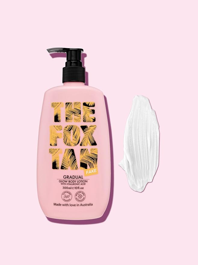 The Fox Tan Sunkissed Duo Bundle, Self-Tanning Face Serum & Body Lotion For Natural Streak-Free Tans, Vegan & Cruelty Free, 100mL + 300mL (2 Products)