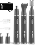 Nose Hair Trimmer for Men and Women, Painless 3 in 1 Men's Ear and Nose Hair Trimmers, 2025 USB-C Rechargeable Facial & Body Detail Hair Trimmer Clipper with High Speed and Dual-Edge Blades
