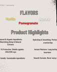 Pomegranate Organic Hemp Lip Balm