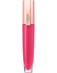 L'Oreal Paris Glow Paradise Hydrating Tinted Lip Balm-in-Gloss with Pomegranate Extract & Hyaluronic Acid, Ultra-Gentle, Non-Sticky Formula, Sublime Magenta, 0.23 fl oz