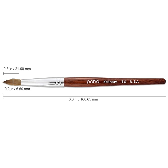 Pana usa acrylic nail brush100%