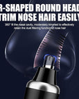 RESUXI Hair Clipper for Men T Blade Zero Gapped Nose Hair Trimmer Set, Professional Cordless Barber Clippers Hair Cutting Machine Haircut Grooming Kit,Black