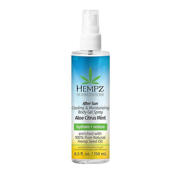 HEMPZ After Sun Cooling Aloe Vera Body Spray, Vegan formula to Soothe and Hydrate Sunburn, 8.5 oz.