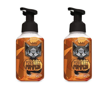"Bath and Body Works Purrfect Pumpkin Gentle Foaming Hand Soap - Pair of 2"