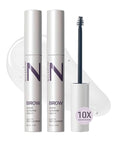 NULASTIN Shape Altering Eyebrow Serum - Brow Serum to Shape & Define - Improves the Appearance of Sparse Eyebrows for a Fuller Look - Enriched with Hair-Strengthening Ingredients (2 Count)