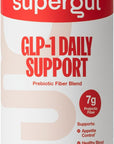 Supergut GLP1 Daily Support, Blood Orange - High Fiber GLP-1 Supplement Powder for Women & Men - Sugar-Free Drink Mix for Gut Health & Digestive Support (18 Servings)