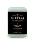Mistral Bar Soap, Salted Gin, Large Bar