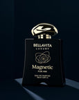 BELLAVITA Luxury Mood Collection MAGNETIC Perfume for Men 100ml | Pheromone Inspired Technology Long Lasting Fragrance | Notes of Grapefruit, Jasmine and Vanilla | Gourmet, Spicy Premium Fragrance