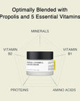 TOUN28 Propolis Vitamin C & B Complex Cream 1.76 oz (50g) | Moisturize, Nourish & Strengthen Skin Barrier with Propolis Extract| Korean Skincare for Sensitive Skin