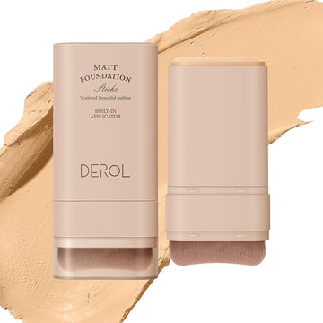 Foundation Stick, Multi-Use Foundation Stick Makeup with Built-In