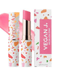 Lip Balm – Long-Lasting Hydration with Natural Color – Korean Beauty, Oasis Plant Complex, Silicone-Free, Vegan & Cruelty-Free Lip Care (002 Blush Pink)