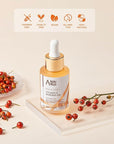 ANAI RUI Squalane + Vitamin E Rosehip Oil Moisturizer for Face Hydrate, Reduce Scars and Stretch Marks, Wrinkles for Smoother, Softer Skin 1 fl. Oz