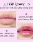 NOONI Korean Lip Oil - Applefig | Long-Lasting, Moisturizing, Plumping, Revitalizing for Dry Lips, Waterproof, No Peel Off, Hydrating, Nourishing Crystal Clear, 0.12 FL Oz