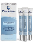 Plexaderm Rapid Reduction Eye Serum - Visibly Reduces Under-Eye Bags, Wrinkles, Dark Circles, Fine Lines & Crow's Feet Instantly, Anti Aging Wrinkle Remover for Face, Full Size Tube