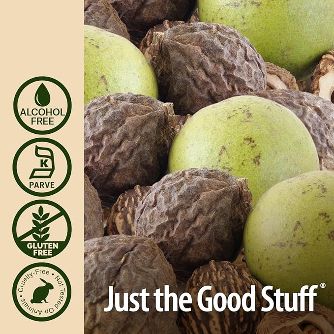 Nature's Answer Black Walnut Green Hull Extract 1oz - Alcohol-Free, Gluten-Free, Kosher - Black Walnut, Wormwood Black Walnut Clove Parasite Cleanse - Detox & Liver Support, Digestive Cleanser