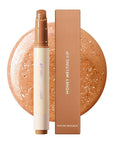 Nature Republic HONEY MELTING LIP GLITTER (14 MAPLE) SOFT LIP STICK Hydrating Gloss, Moisturizing balms, Shine Glimmer Finish, Shimmery-Sheer tint, korean make up