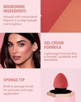 SHEGLAM Color Bloom Liquid Blush Makeup for Cheeks Love Cake