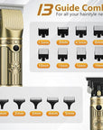 Hair Clippers for Men Professional,Beard Trimmer Hair Trimmer Kit,Cordless Clippers and Trimmers Set,Electric Razor Shavers for Men,Nose Trimmer Mens Grooming Kit for Barber,LED Display