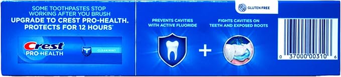Crest Fluoride Cavity Protection Toothpaste 8.2 Ounce Regular Paste, Bulk Toothpaste, Prevents Cavities Before They Start (8 Pack)