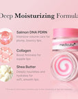 medicube PDRN lip sleeping mask glow balm | Salmon PDRN, Collagen, Shea Butter for Softer Lips, Long-lasting Moisture, Overnight and daily lip care, Korean Skincare 0.35 oz.