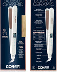 Conair Double Ceramic Flat Iron, 1-inch Digital Flat Iron