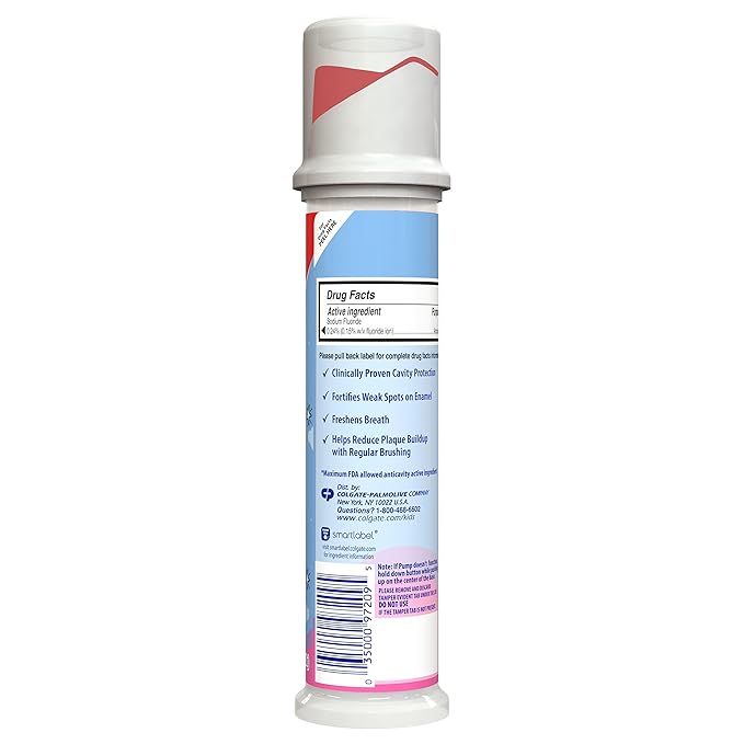 Colgate Kids Unicorn Toothpaste Pump, 4.4 Ounce, 6 Pack