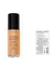 Milani Conceal + Perfect 2-in-1 Foundation + Concealer for a Flawless Complexion, Under Eye Corrector, Cover Redness and Imperfections, Waterproof and Sweatproof - Deep Beige