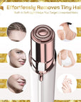 Facial Hair Removal for Women(with 2 x Replacement Heads)，GURELAX Facial Hair Remover, Hair Removal Device, Best Gift for Mom/Wife/Girlfriend