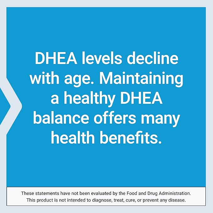 Life Extension DHEA 25 mg – For Hormone Balance, Immune Support, Sexual Health and Anti-Aging - Supports Memory & Mood - Non-GMO, Gluten-Free, Vegetarian - 100 Dissolve-In-Mouth Tablets