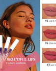 Peel-Off Lip Tint - Tattoo Lip Stain Kit, Long-Lasting Matte Finish, Moisturizing Peel-Off Lip Mask, Waterproof & Smudge-Proof, 24H Color Hold (#1 Light Pink, 1)