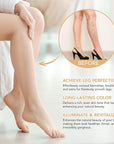 Leg Makeup Waterproof No Transfer,Flawless Looking Leg and Body Scar Cover up Makeup, Easy Application for All Skin Tones. (2# Medium Golw)