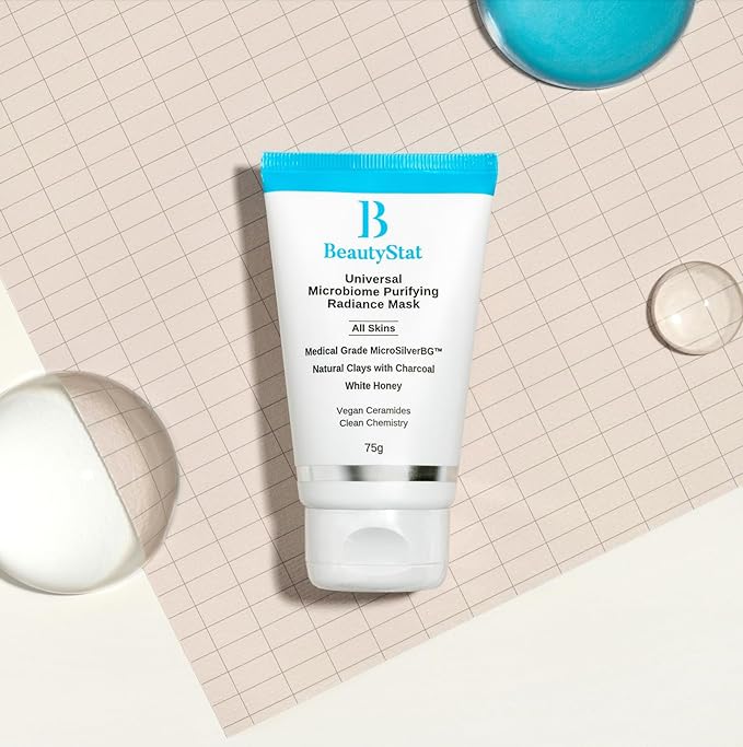 BeautyStat Universal Microbiome Purifying Radiance Mask, Cleansing Mask Clays () 2.5 oz