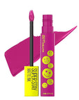 Maybelline Super Stay Matte Ink Liquid Lip Color, Moodmakers Lipstick Collection, Long Lasting, Transfer Proof Lip Makeup, Reviver, Plum, 1 Count