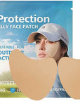 5 Pairs UV Protective Face Patch, Sunscreen Face Patch for Eye Golf Sunscreen Patches Moisturizing Sunl Protection Stickers for Summer Outdoor, Outdoor Sports Golf Accessories